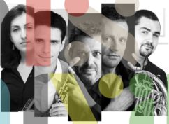 Concert à Bibracte : quintet “Ars Nova”, formation de flûte, basson, cor, clarinette et hautbois