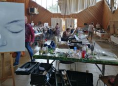 Stage de peinture animé par Bruno Clognier