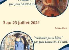 Exposition de Jean-Marie Buttard et Jean Servais à Arnay-le-Duc