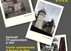 Visite commentée d’Arnay-le-Duc – JEP 2022