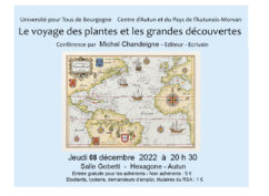 Le voyage des plantes et les Grandes Découvertes (XVIe-XVIIe siècles) ; conférence par Michel Chandeigne, éditeur, traducteur et libraire