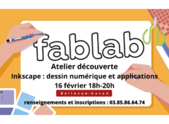 Atelier découverte au Fablab : le dessin au service de la création numérique