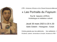 Conférence – Les « portraits du Fayoum », par Valentin Lepaul, archéologue, médiateur culturel