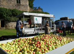 L’ATELIER MOBILE DE PRESSAGE DU PARC A DISPOSITION DES HABITANTS DES LE DEBUT SEPTEMBRE