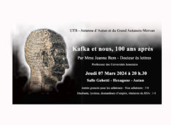 Conférence : Kafka et nous, 100 ans après par Jeanne Bem, professeur des Universités honoraire.