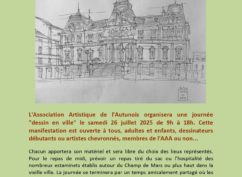 Autun – Dessin en ville