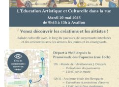 Fête de l’EAC : Balade culturelle dans Avallon