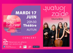 Concert Quatuor Zaïde – Invisible