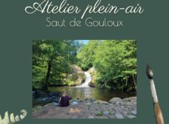 Atelier aquarelle en plein-air au Saut de Gouloux