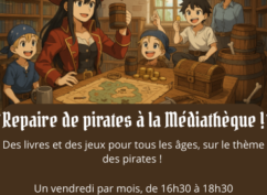 Repaire de pirates à la médiathèque !