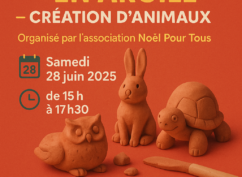 Atelier créatif Modelage d’argile autodurcissante
