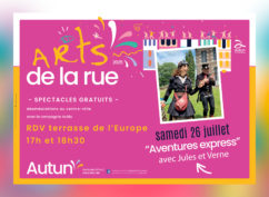 Arts de la Rue – « Aventures Express » avec Jules et Verne