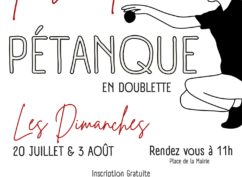 Tournois de pétanque de La Forge