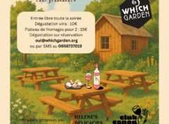 Apéro – Dégustation au jardin – Vins naturels et fromages végétaux