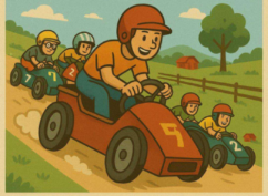 Course de caisse à savon