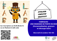Fabriquer une enseigne de porte au Fablab