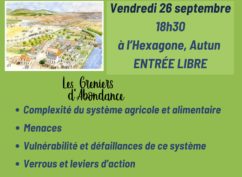 Conférence – Vulnérabilités et voies de résilience du système alimentaire