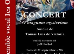 Concert « O magnum mysterium » de l’Ensemble vocal Ica Onna