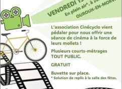 Tournée Ciné-Cyclo 2025 à Ouroux-en-Morvan