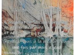 Atelier d’écriture imaginative