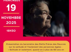 Présentation du Baromètre Petits Frères des Pauvres – « Solitude et isolement, quand on a plus de 60 ans en France en 2025 »