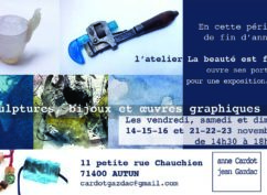 Atelier La beauté est fragile – Exposition vente – Sculptures – Bijoux – œuvres graphiques