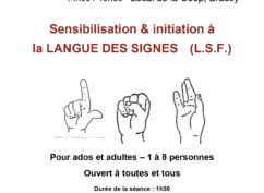 Sensibilisation et initiation à la Langue des Signes Française