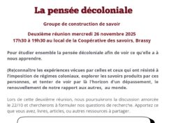 GROUPE DE CONSTRUCTION DE SAVOIRS : LA PENSÉE DÉCOLONIALE