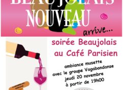 Soirée Beaujolais Nouveau au Café parisien