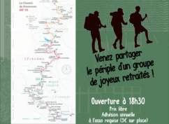 PROJECTION PHOTOGRAPHIQUE D&rsquo;UN VOYAGE SUR LE CHEMIN DE STEVENSON