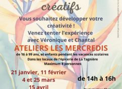 Ateliers artistiques et créatifs