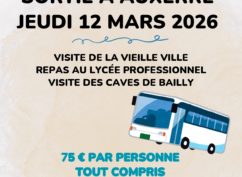 Sortie à Auxerre du Club de l&rsquo;Amitié de la Roche en Brenil