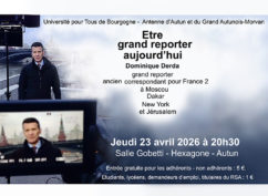 Conférence : Etre grand reporter aujourd&rsquo;hui, par Dominique Derda, grand reporter.