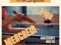 Entrainement de tennis de table