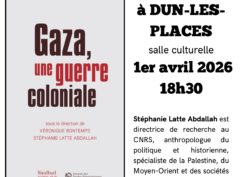 Gaza une guerre coloniale : conférence et discussion