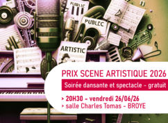 Prix scène artistique 2026