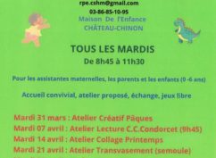 Atelier Le Relais petite enfance