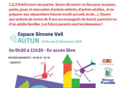 Porte ouverte Lieu d&rsquo;Accueil Enfant Parent « 123 soleil »