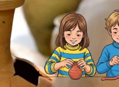 Atelier « terre à terre » pour les enfants à Bibracte