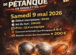 Tournoi de pétanque