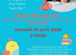 Bébé Bouquine en famille