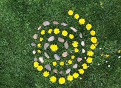 Fêtons les mamans : Land Art pour préparer la fête des mères