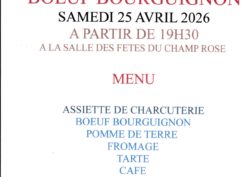 Soirée dansante boeuf bourguignon