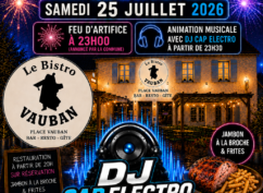Feu d’artifice et soirée DJ au bistro Vauban !