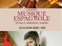 Concert : Musique espagnole pour violoncelle et guitare