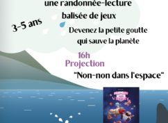 Partir en livre : Grand jeu entre terre et espace, en route avec petite goutte !