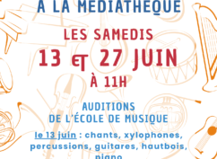 Auditions de l’Ecole de musique et dans Auxois-Morvan