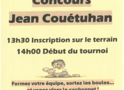 Concours de pétanque Jean Couëtuhan
