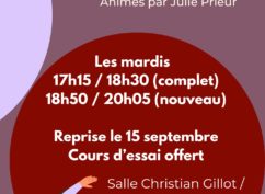 Cours collectif – Yoga Adultes