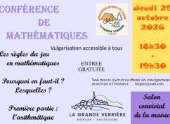 Conférence de mathématiques
